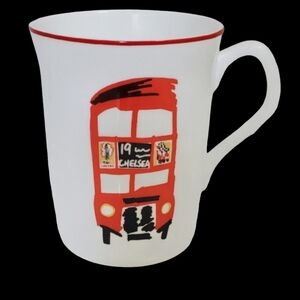 Chelsea England Double Decker Bus Cup Mug